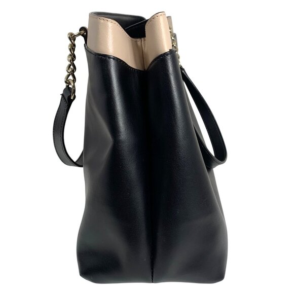 KATE SPADE New York Baldwin Street Maryanne Shoulder Bag Tote Black/Almond Leath - Picture 2 of 11